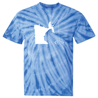 Minnesota Fishing Tie-Dye T-Shirt