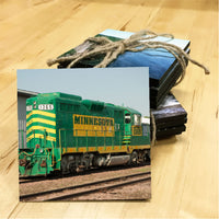 Minnesota Train Wooden Coaster
