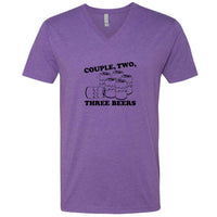 Couple, Two, Three Beers Minnesota V-Neck T-Shirt