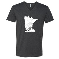 Corn Rock Band Minnesota V-Neck T-Shirt