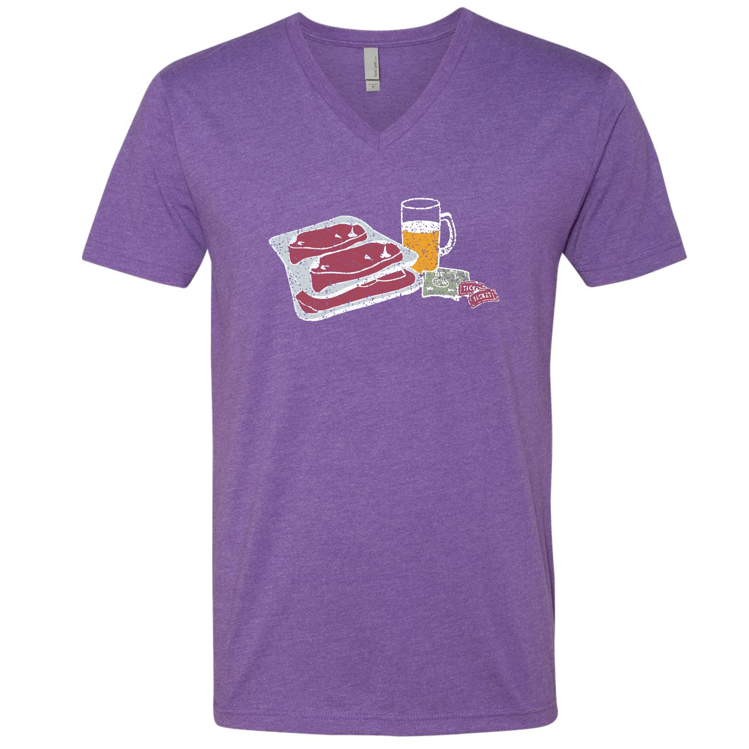 Meat Raffle Minnesota V-Neck T-Shirt – Minnesota Awesome Meat Raffle Minnesota V-Neck T-Shirt – Minnesota Awesome
