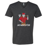 Meownesotan Minnesota V-Neck T-Shirt