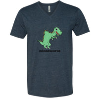 Minnesaurus Minnesota V-Neck T-Shirt