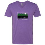 Night on the Lake Minnesota V-Neck T-Shirt