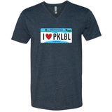 Pickleball License Plate Minnesota V-Neck T-Shirt