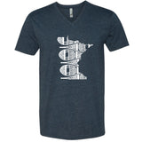 Snowshoe Minnesota V-Neck T-Shirt