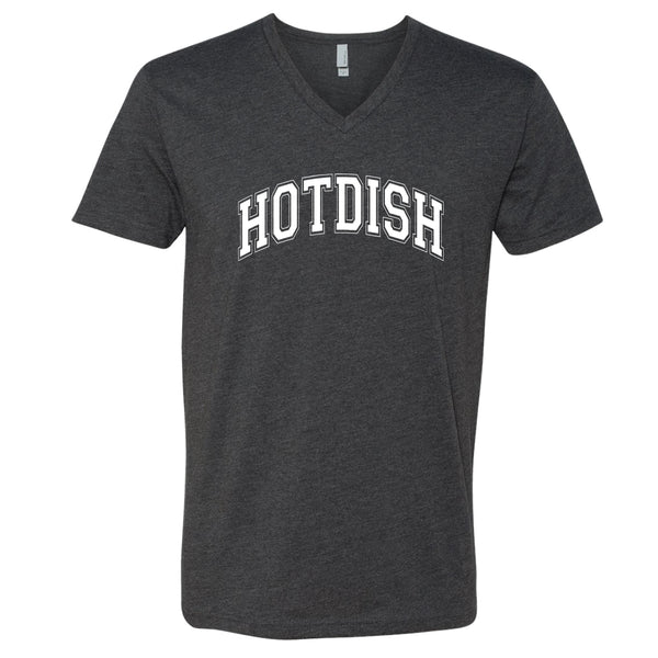 Varsity Hotdish Minnesota V-Neck T-Shirt