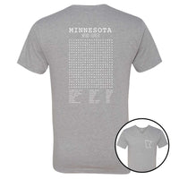 Minnesota Word Search V-Neck T-Shirt
