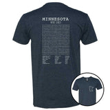 Minnesota Word Search V-Neck T-Shirt