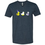 Halloween Duck Duck Grey Duck Minnesota V-Neck T-Shirt