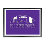 Minnesota Football Skyline Print