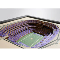 Minnesota Vikings 25 Layer Stadium 3D Wall Art