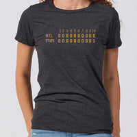1991 Minnesota Baseball Game 7 Scoreboard Women's Slim Fit T-Shirt