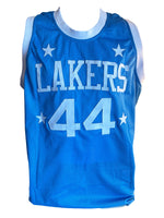Jerry West Blue/White Minneapolis Lakers Autographed Jersey