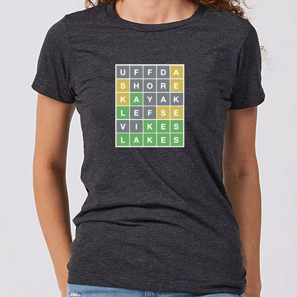 Minnesota Wordle Women's Slim Fit T-Shirt