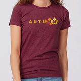 AutuMN Minnesota Women's Slim Fit T-Shirt