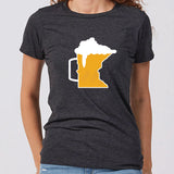 Beer Mug Minnesota Women's Slim Fit T-Shirt