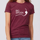 Big Spoon and Cherry Minnesota Women's Slim Fit T-Shirt