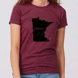 Brrrrr Minnesota Women's Slim Fit T-Shirt