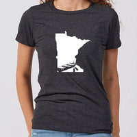 Canoe Minnesota Women's Slim Fit T-Shirt