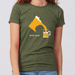 Drink Local Minnesota Women's Slim Fit T-Shirt