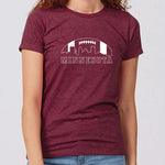 Minnesota Football Skyline Women's Slim Fit T-Shirt