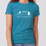 Minnesota Football Skyline Women's Slim Fit T-Shirt