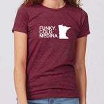 Funky. Cold. Medina Minnesota Women's Slim Fit T-Shirt