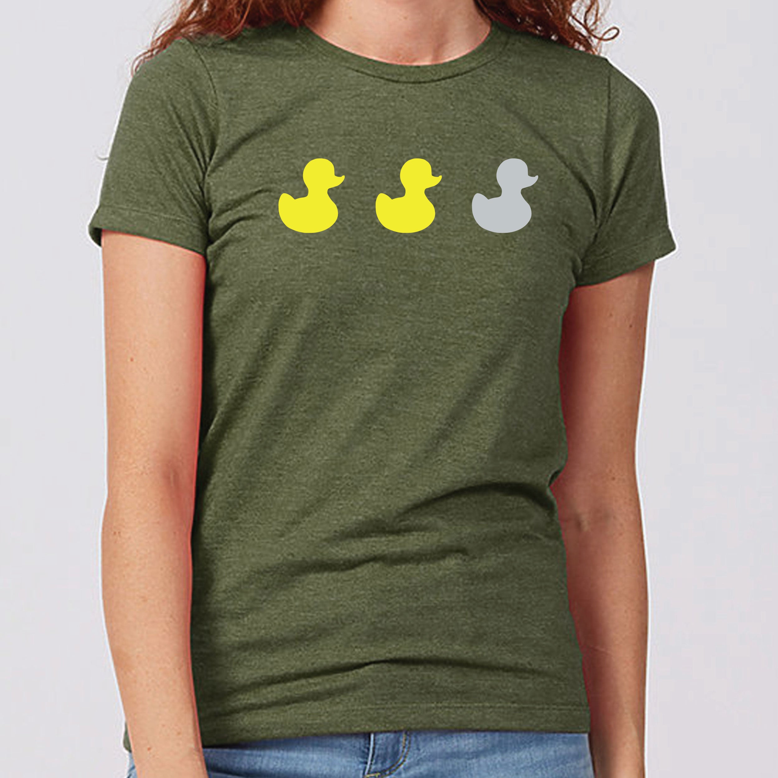 Duck Duck Grey Duck Minnesota Women's Slim Fit T-Shirt