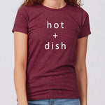 Hot + Dish Minnesota Women's Slim Fit T-Shirt