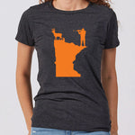 Hunting Minnesota Women's Slim Fit T-Shirt