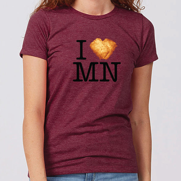 I Tater Tot Minnesota Women's Slim Fit T-Shirt