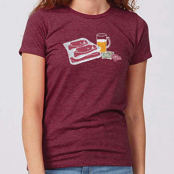Meat Raffle Minnesota Women's Slim Fit T-Shirt