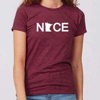 Minnesota NICE Women's Slim Fit T-Shirt