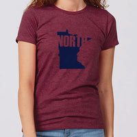 Minnesota Up North Women's Slim Fit T-Shirt