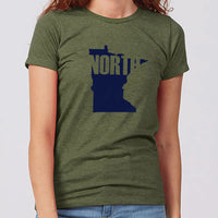 Minnesota Up North Women's Slim Fit T-Shirt