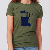 Minnesota Up North Women's Slim Fit T-Shirt