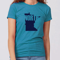 Minnesota Up North Women's Slim Fit T-Shirt