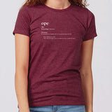 Ope Minnesota Women's Slim Fit T-Shirt