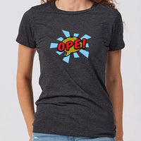 Ope! Pop Art Minnesota Women's Slim Fit T-Shirt