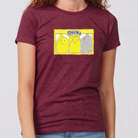 Peep Peep Grey Peep in Box Women's Slim Fit T-Shirt