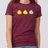Peep Peep Grey Peep Minnesota Women's Slim Fit T-Shirt