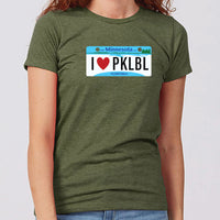 Pickleball License Plate Minnesota Women's Slim Fit T-Shirt