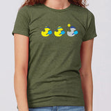 Pickleball Duck Duck Grey Duck Minnesota Women's Slim Fit T-Shirt