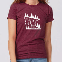 Pond Hockey Minnesota Women's Slim Fit T-Shirt
