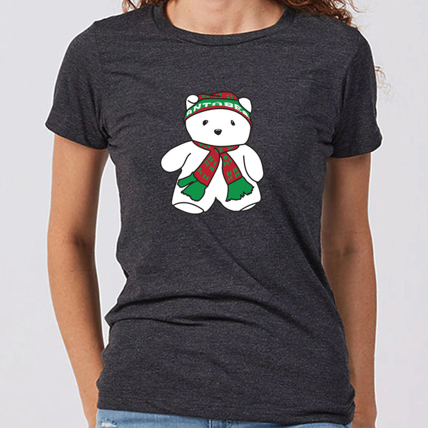 Santa Bear Minnesota Women's Slim Fit T-Shirt