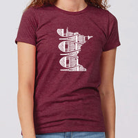 Snowshoe Minnesota Women's Slim Fit T-Shirt