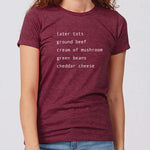 Tater Tot Hotdish Minnesota Women's Slim Fit T-Shirt