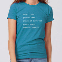 Tater Tot Hotdish Minnesota Women's Slim Fit T-Shirt