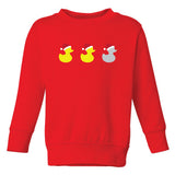Christmas Duck Duck Grey Duck Minnesota Kids Sweatshirt